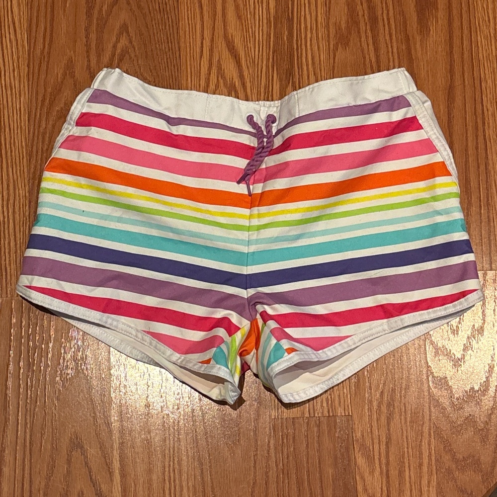 EUC Lands End rainbow swim trunks - L14
